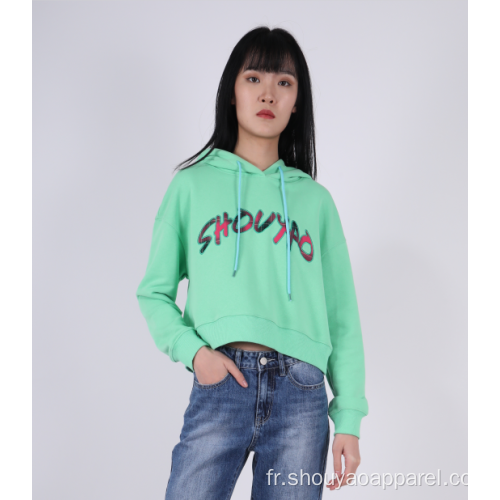 HOODIE CROPPED POUR FEMME
